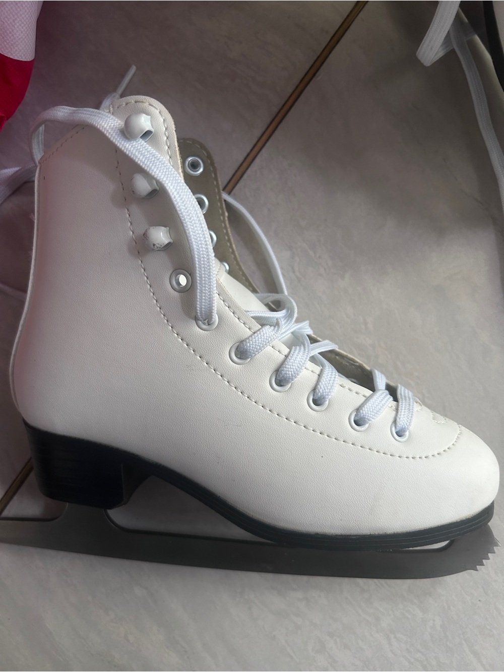 Classic White Women's Figure Ice Skates